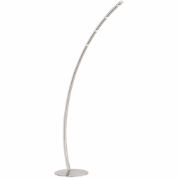 Arnsberg 478490407 Columbus Modern Satin Nickel LED Floor Lamp Lighting