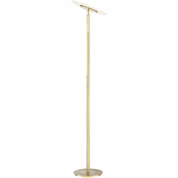Arnsberg 479110108 Tampa Modern Satin Brass LED Torchiere Floor Lamp