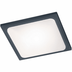 Arnsberg 620160142 Trave Modern Charcoal LED Exterior Ceiling Lighting Fixture