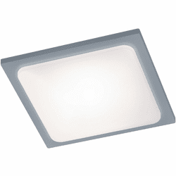 Arnsberg 620160187 Trave Contemporary Titanium / Light Grey LED Outdoor Ceiling Light Fixture