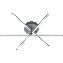 Arnsberg 671810305 Highway Modern Brushed Aluminum LED Ceiling Lighting