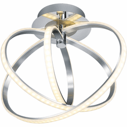 Arnsberg 674312406 Corland Modern Chrome LED Ceiling Light Fixture