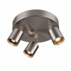 Arnsberg 829230307 Cayman Modern Satin Nickel LED Flush Lighting