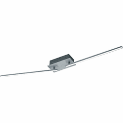 Arnsberg 871810205 Highway Modern Brushed Aluminum LED Flush Mount Light Fixture