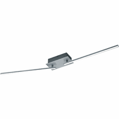 Arnsberg 871810205 Highway Modern Brushed Aluminum LED Flush Mount Light Fixture