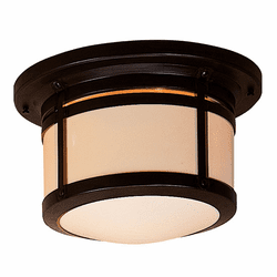 Arroyo Craftsman BCM-12 Berkeley Outdoor Flush Mount Ceiling Light - 13.75 inches wide