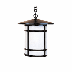 Arroyo Craftsman BH-11L Berkeley Outdoor Chain Hung Pendant Light - 12.875 inches tall