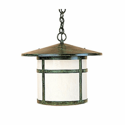 Arroyo Craftsman BH-14 Berkeley Outdoor Chain Hung Pendant Light - 12.625 inches tall