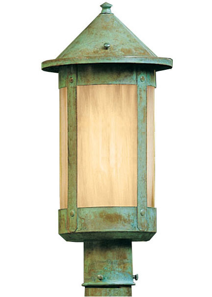 Arroyo Craftsman BP-6L Berkeley Outdoor Lighting Post - 11.125 inches ...
