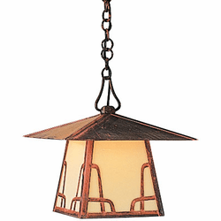 Arroyo Craftsman CH-12 Carmel Craftsman Outdoor Chain Hung Pendant - 12 inches wide