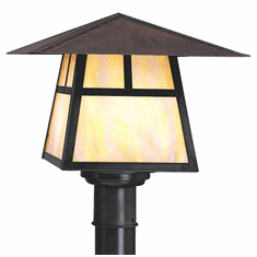 Arroyo Craftsman CP-15 Carmel Craftsman Outdoor Post Light - 11.375 inches tall