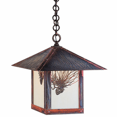 Arroyo Craftsman EH-16 Evergreen Craftsman Indoor/Outdoor Hanging Pendant Light - 16 inches wide