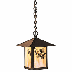 Arroyo Craftsman EH-9 Evergreen Craftsman Indoor/Outdoor Hanging Pendant Light - 9 inches wide