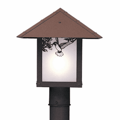Arroyo Craftsman EP-12 Evergreen Craftsman Outdoor Light Post - 12 inches wide