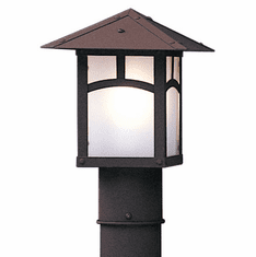 Arroyo Craftsman EP-7 Evergreen Craftsman Outdoor Light Post - 7 inches wide