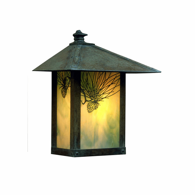 Arroyo Craftsman EW-12 Evergreen Craftsman Outdoor Wall Sconce - 13 inches tall