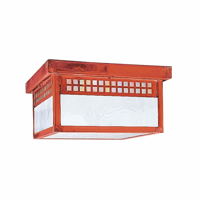 Arroyo Craftsman GCM-12 Glasgow Craftsman Outdoor Flush Ceiling Mount - 12 inches wide