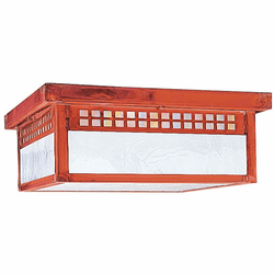 Arroyo Craftsman GCM-18 Glasgow Craftsman Outdoor Flush Ceiling Mount - 18 inches wide