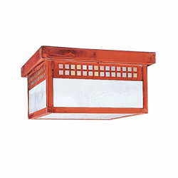 Arroyo Craftsman GCM-7 Glasgow Craftsman Outdoor Flush Ceiling Mount - 7 inches wide