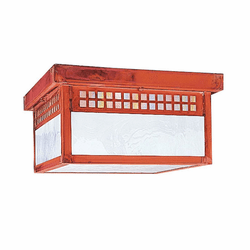 Arroyo Craftsman GCM-8 Glasgow Craftsman Outdoor Flush Ceiling Mount - 8.375 inches wide