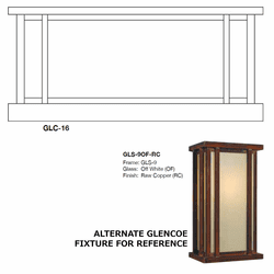 Arroyo Craftsman GLC-16 Glencoe Outdoor Column Mount