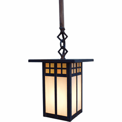 Arroyo Craftsman GSH-6L Glasgow Craftsman Outdoor Hanging Pendant - 38.75 inches tall