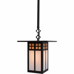 Arroyo Craftsman GSH-9 Glasgow Craftsman Outdoor Hanging Pendant - 42.125 inches tall