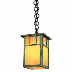 Arroyo Craftsman HH-4L Huntington Craftsman Outdoor Hanging Pendant - 7.625 inches tall