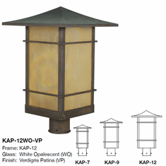 Arroyo Craftsman KAP Katsura Asian Outdoor Post Light Mount