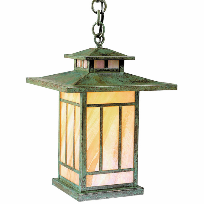 Arroyo Craftsman KH-12 Kennebec Craftsman Outdoor Hanging Pendant - 12.25 inches wide