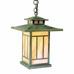 Arroyo Craftsman KH-9 Kennebec Craftsman Outdoor Hanging Pendant - 8.75 inches wide