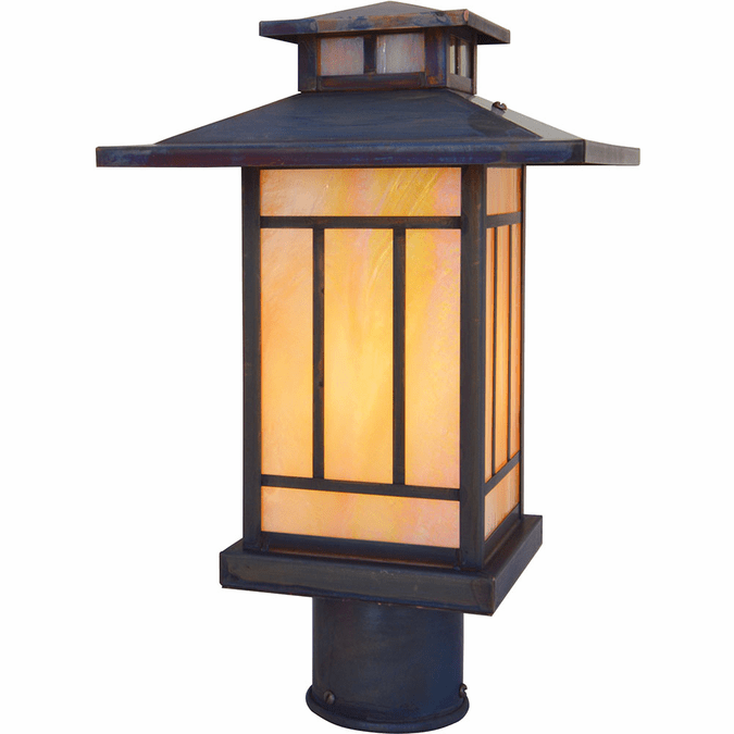 Arroyo Craftsman KP-9 Kennebec Craftsman Outdoor Light Post - 11.25 inches tall