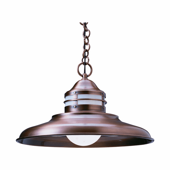 Arroyo Craftsman NH-17 Newport Nautical Outdoor Hanging Pendant Light - 46.375 inches tall