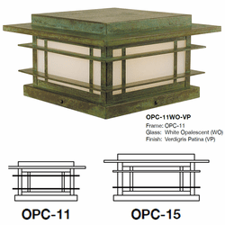 Arroyo Craftsman OPC Oak Park Mission Outdoor Column Mount