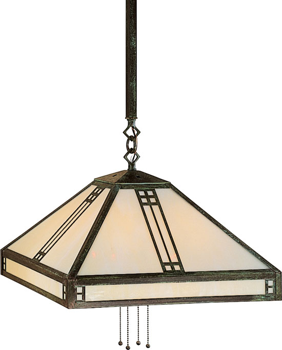 Arroyo Craftsman PSH18 Prairie Craftsman Pendant Light 43.625 inches