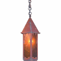 Arroyo Craftsman SGH-7 Saint George Craftsman Outdoor Hanging Pendant Light - 7 inches wide