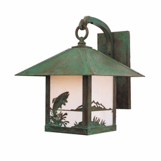 Arroyo Craftsman TRB-12TR Timber Ridge 12 inch Outdoor Wall Sconce with Trout Filigree