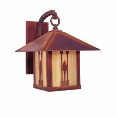 Arroyo Craftsman TRB-9AR Timber Ridge 9 inch Outdoor Wall Sconce with Arrow Filigree