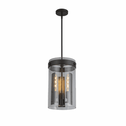 Artcraft AC10051BK Dahlia Modern Black Mini Ceiling Light Pendant