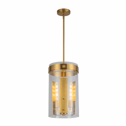 Artcraft AC10051BR Dahlia Contemporary Brushed Brass Mini Drop Ceiling Lighting