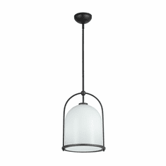 Artcraft AC10650BK Dahlia Contemporary Black Mini Pendant Light