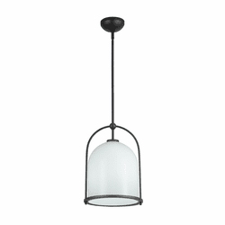 Artcraft AC10650BK Dahlia Contemporary Black Mini Pendant Light