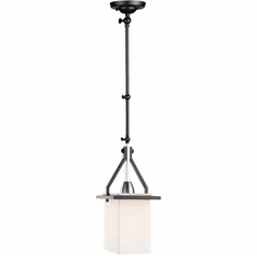 Artcraft AC11240NB Brydon Contemporary Black and Brushed Nickel Mini Pendant Light