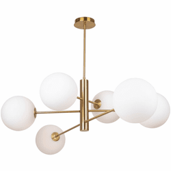 Artcraft AC11766BR Aurelia Modern Brass Chandelier Light