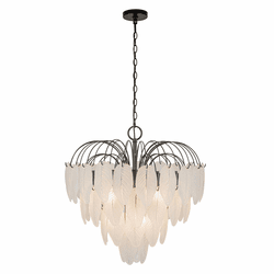 Artcraft AC11781BK Alessia Modern Black Lighting Chandelier