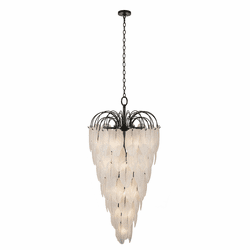 Artcraft AC11784BK Alessia Modern Black Lighting Chandelier