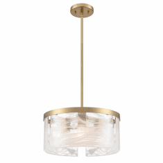 Artcraft AC12171BR Skye Modern Brass Hanging Lamp