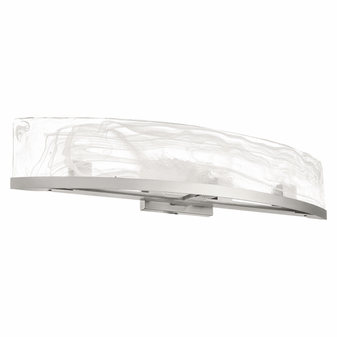 Artcraft AC12174BN Skye Modern Brushed Nickel 4-Light Bathroom Vanity Light