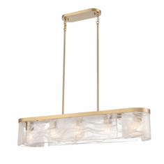 Artcraft AC12175BR Skye Contemporary Brass Island Lighting
