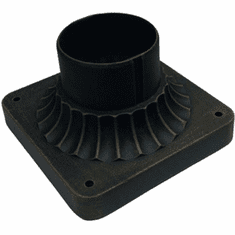 Artcraft AC226BK Classico Black Exterior Post Mount